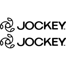 Jockey Stickers – Apparel Brand Decals (2-Pack)
