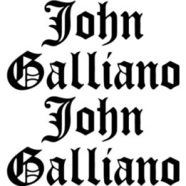 John Galliano Stickers – Fashion Designer Decals (2-Pack)