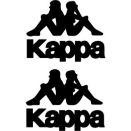 Kappa Omini Stickers – Banda Sportswear Decals (2-Pack)