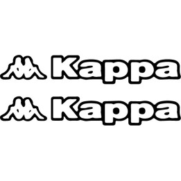 Kappa Stickers – Omini Logo Sportswear Decals (2-Pack)