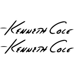 Kenneth Cole Stickers – Designer Logo Decals (2-Pack)