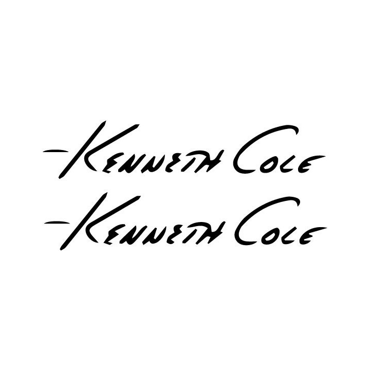 Kenneth Cole Stickers – Designer Logo Decals (2-Pack)