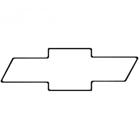 Buy Chevy Symbolthin Outline Sticker Online