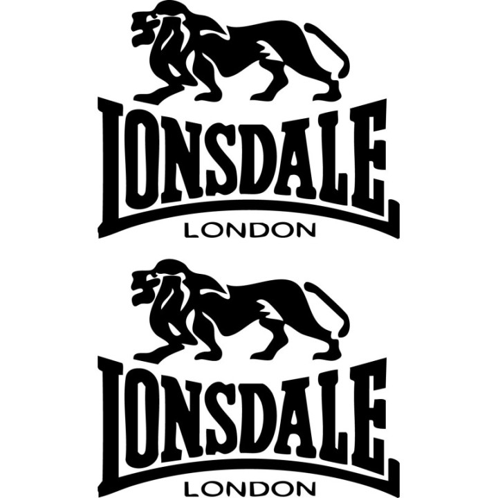 Lonsdale London Stickers – Boxing Gym Decals (2-Pack)