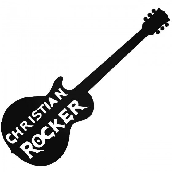 Christian Er Guitar Sticker