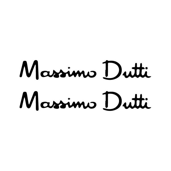 Massimo Dutti Stickers – Fashion Brand Decals (2-Pack)