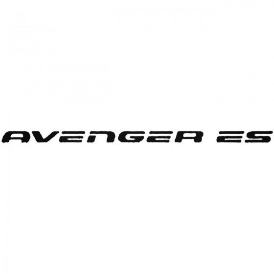 Chrysler Avenger Es Decal...