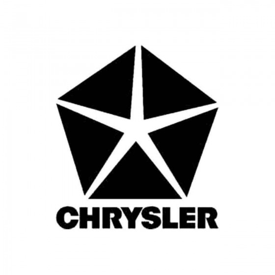 Chrysler B Decal Sticker
