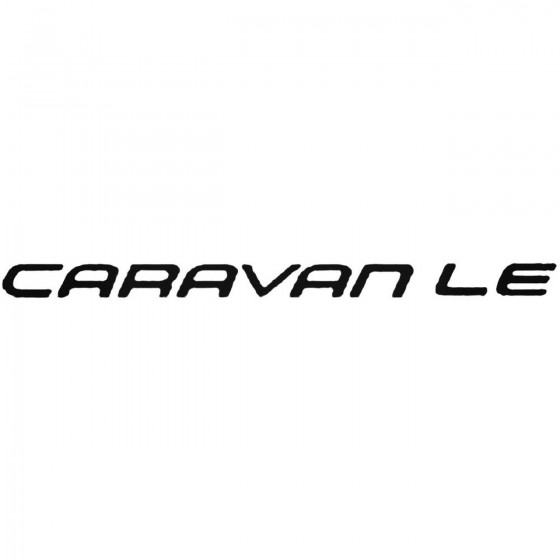 Chrysler Caravan Le Decal...