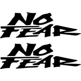 No Fear Stickers – Motocross BMX Action Sports Decals (2-Pack)