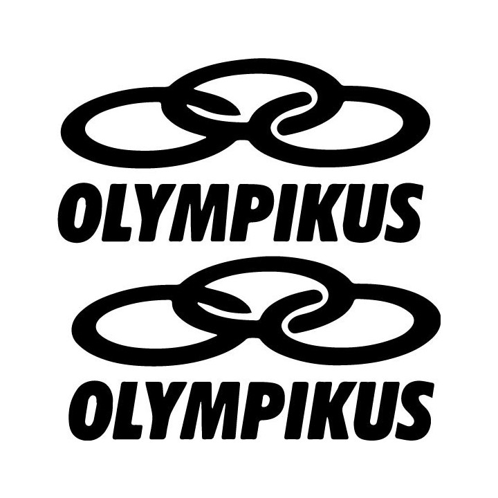 Olympikus Stickers – Sport Lifestyle Logo Decals (2-Pack)