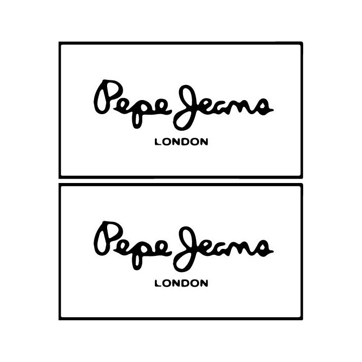 Pepe Jeans London Stickers – Fashion Decals (2-Pack)