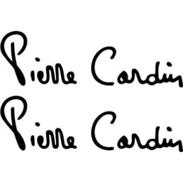 Pierre Cardin Stickers – Designer Logo Decals (2-Pack)