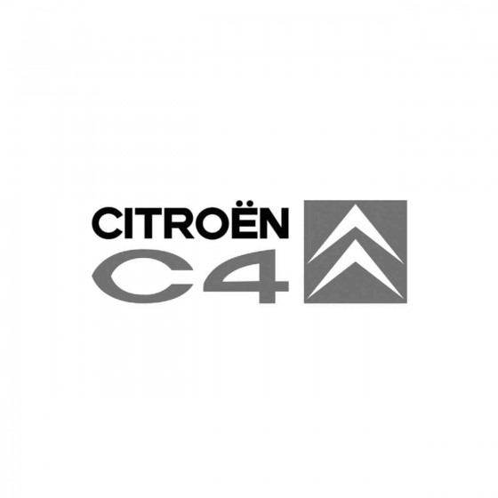 Citroen C4 Vinyl Decal Sticker
