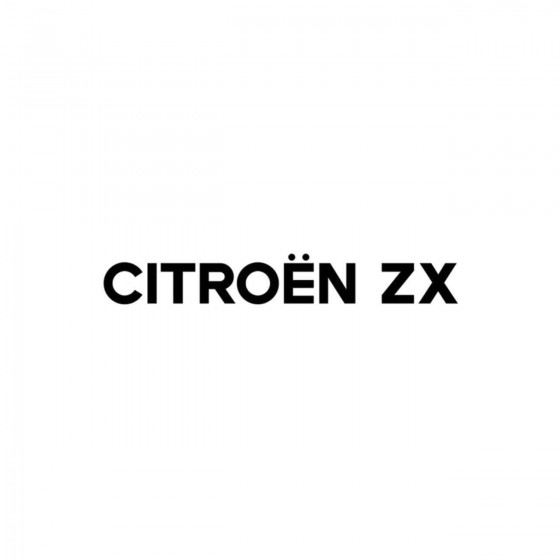 Citroen Zx Vinyl Decal Sticker