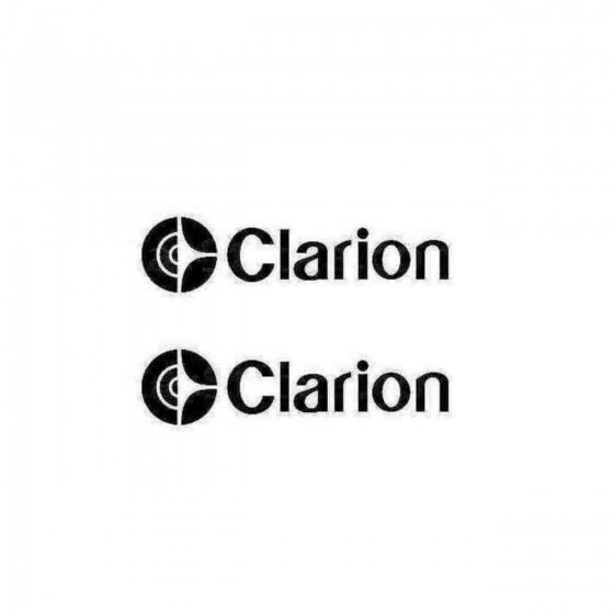 Clarion Audio B Decal Sticker