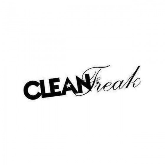 Clean Freak Jdm Car Decal...