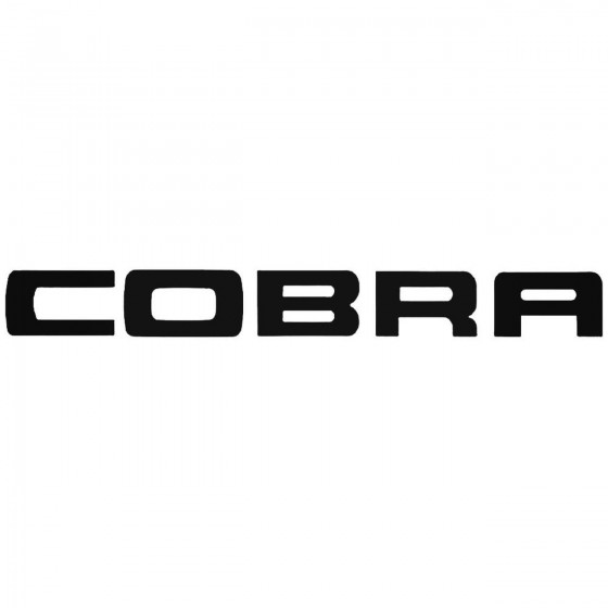 Cobra 2 Graphic Decal Sticker