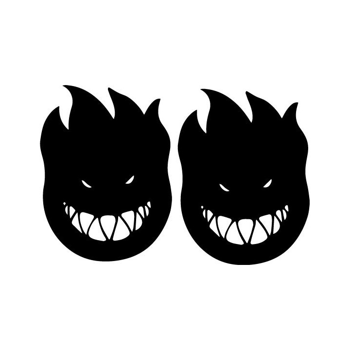 Spitfire Bighead Stickers – Skate Decals (2-Pack)