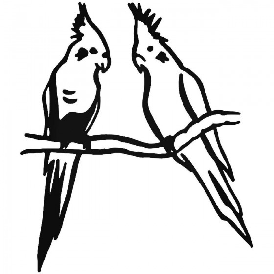 Cockatiel Bird Sticker