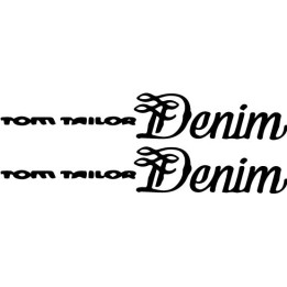 Tom Tailor Denim Stickers – Fashion Logo Decals (2-Pack)