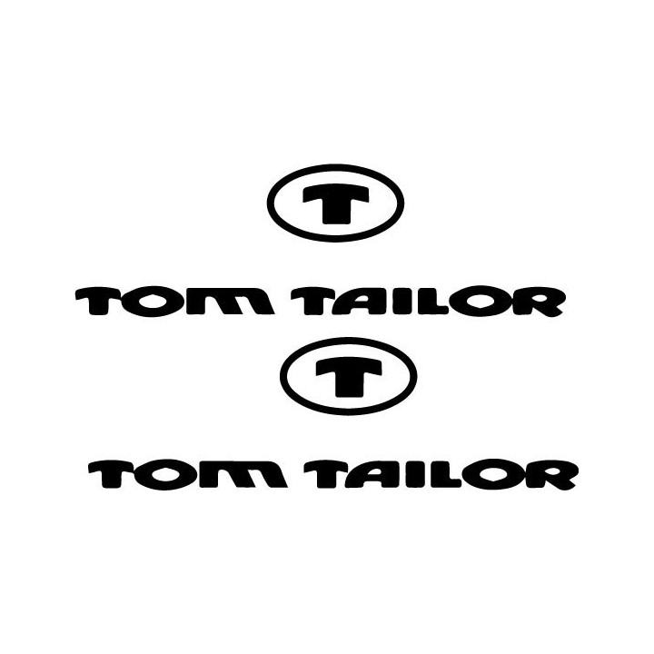 Tom Tailor Logo Stickers – Fashion Decals (2-Pack)