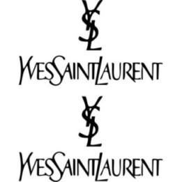Yves Saint Laurent Stickers – YSL Logo Decals (2-Pack)