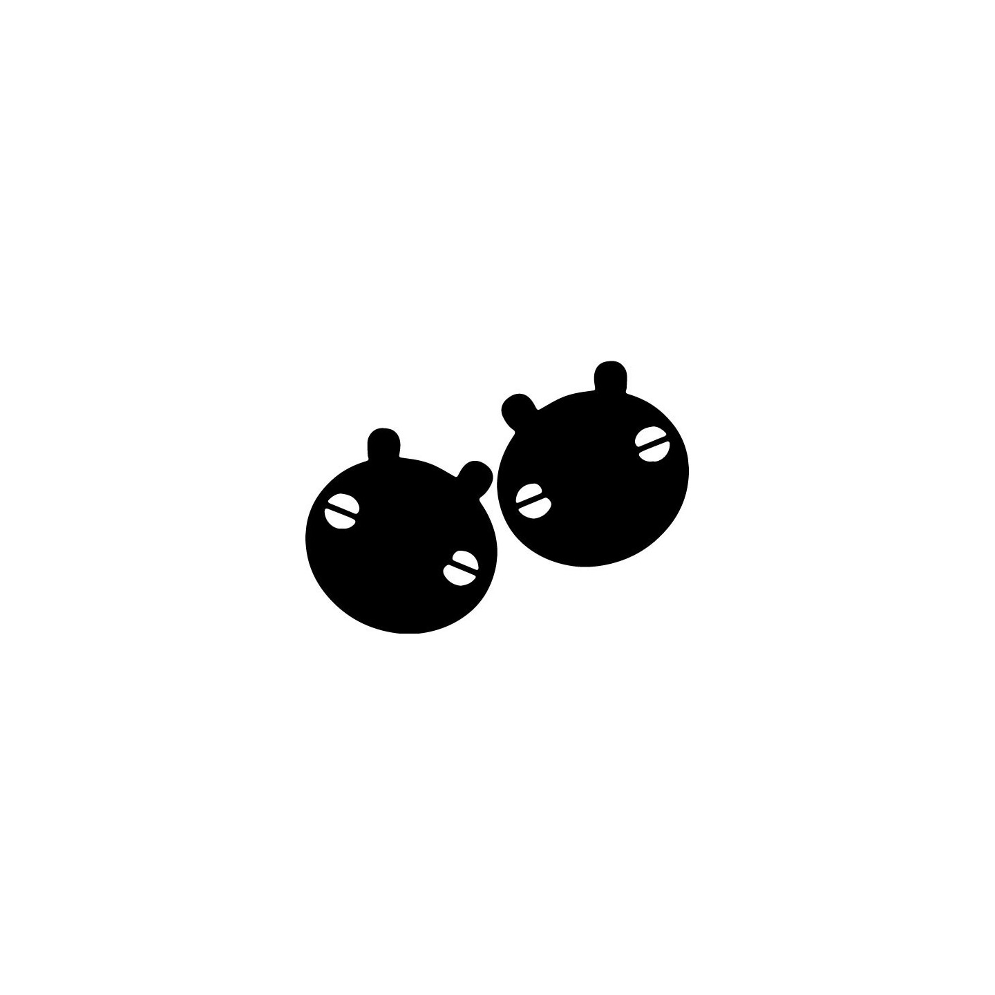 Hal Sticker Angry Birds Hal Stickers – Boomerang Bird Decals (2-Pack)