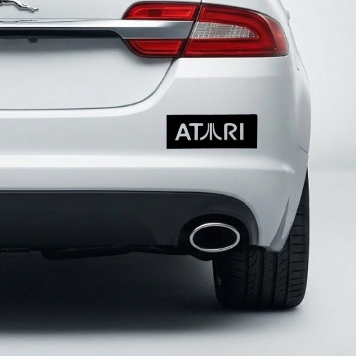 Atari Stickers – 2600 Retro Gaming Fuji Logo Decals (2-Pack)