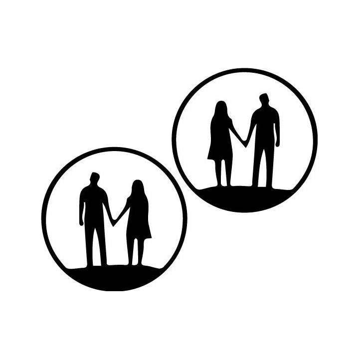 BioShock Infinite Stickers – Rapture Silhouette Decals (2-Pack)