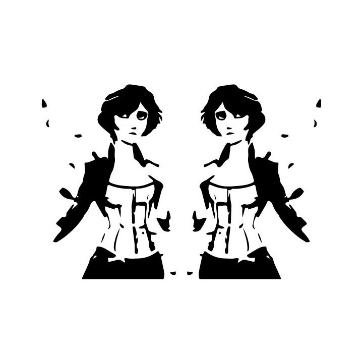 BioShock Infinite Elizabeth Stickers – Gaming Decals (2-Pack)