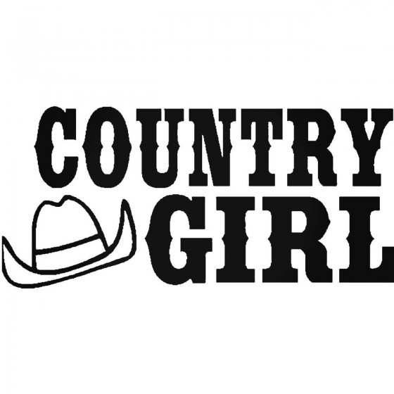 Coutry Girl 1310 Sticker