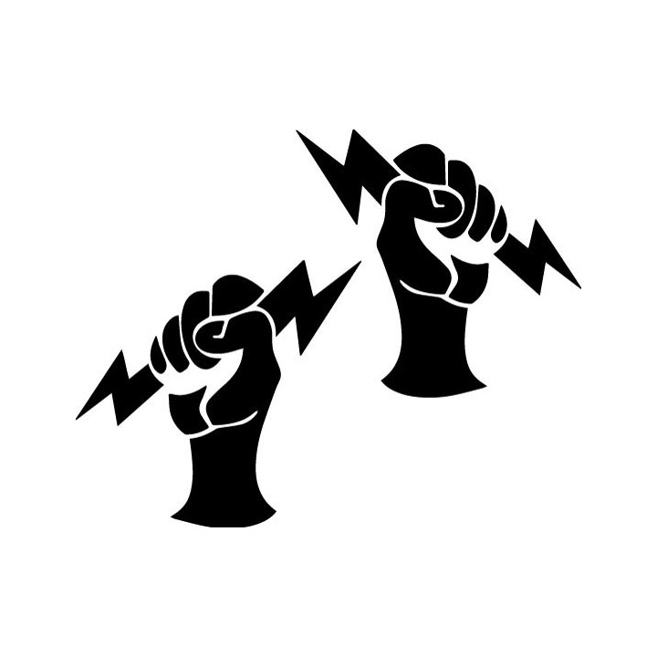 BioShock Infinite Shock Jockey Stickers – Vigor Decals (2-Pack)