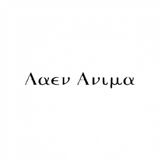 Aaen Anima Band Logo Vinyl...