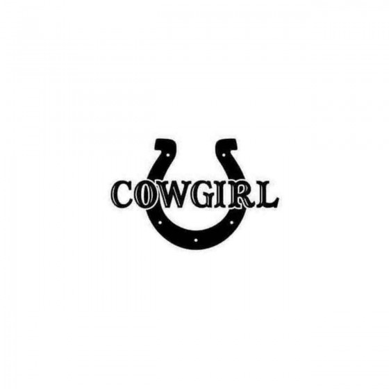 Cowgirl With Horseshoe...