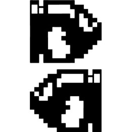Bullet Bill Stickers – Super Mario Retro Gaming Decals (2-Pack)