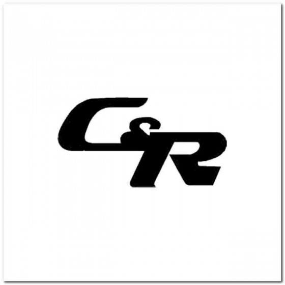 C R Decal Sticker