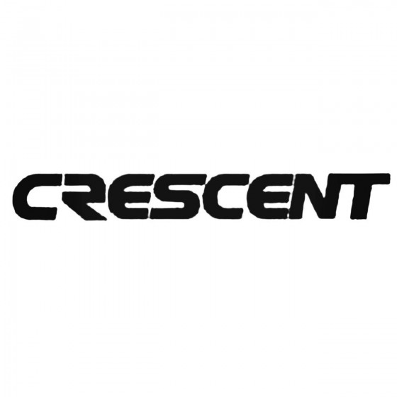 Crescent Decal Sticker