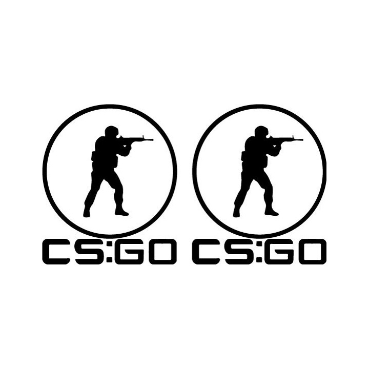 CS:GO Stickers – Counter-Strike Gaming Decals (2-Pack)