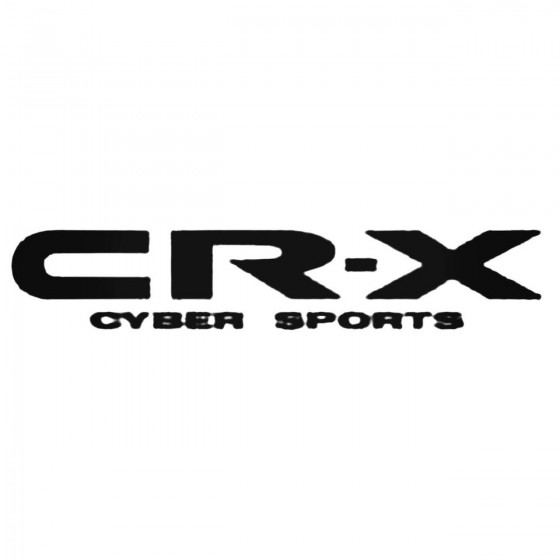 Cr X Cyber Sports Decal...