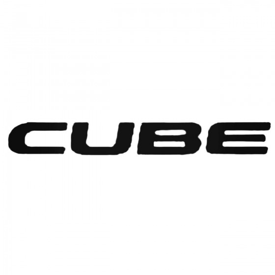 Cube Bikes Text Decal Sticker