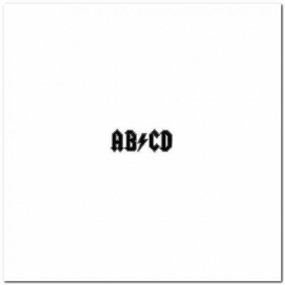 Ab Cd Band Decal Sticker