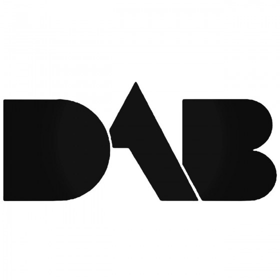 Dab Audio Logo Sticker
