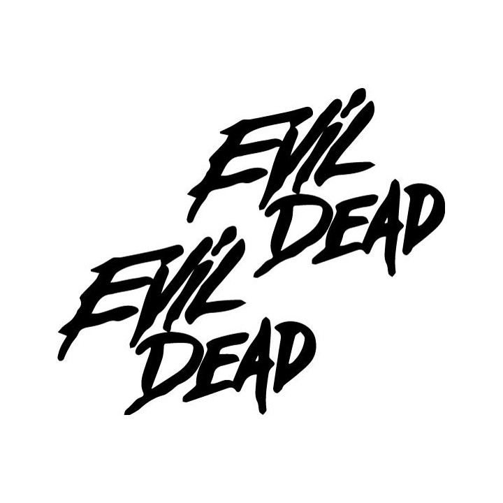 Evil Dead Stickers – Horror Cult Film Decals (2-Pack)