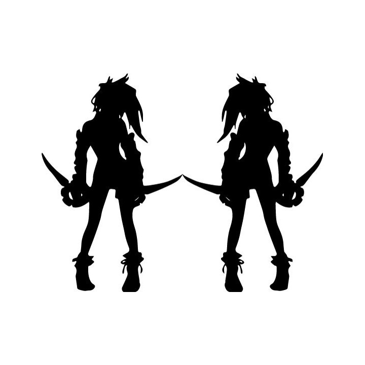 Final Fantasy VII Stickers – FF7 Character Decals (2-Pack)