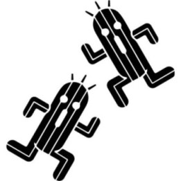 Final Fantasy Cactuar Stickers – 1000 Needles Decals (2-Pack)