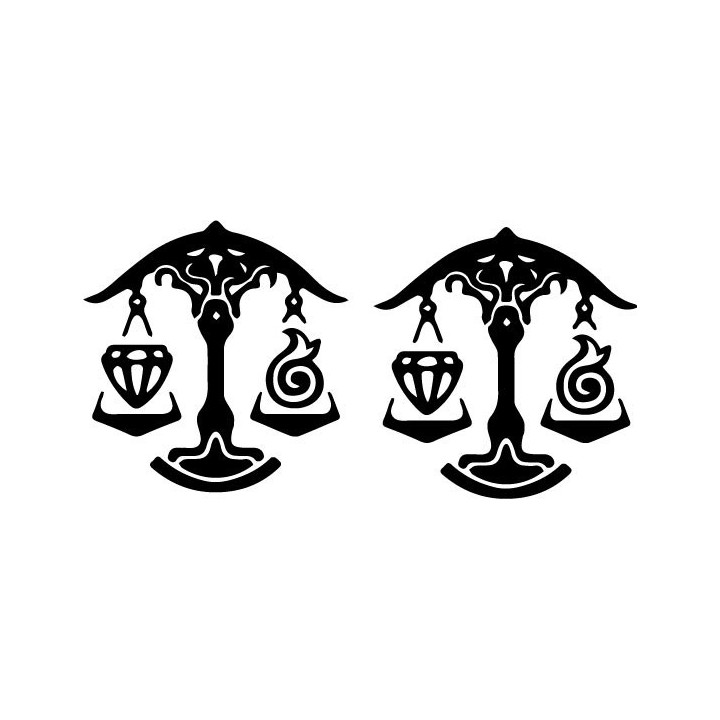 FFXIV Immortal Flames Stickers – Ul'dah Decals (2-Pack)