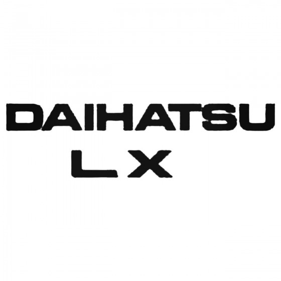 Daihutsu Lx Decal Sticker
