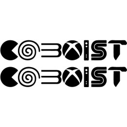 Gamer Coexist Stickers – Gaming Symbol Decals (2-Pack)