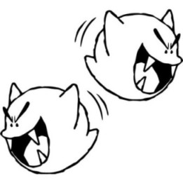 Super Mario Boo Ghost Stickers – Nintendo Decals (2-Pack)